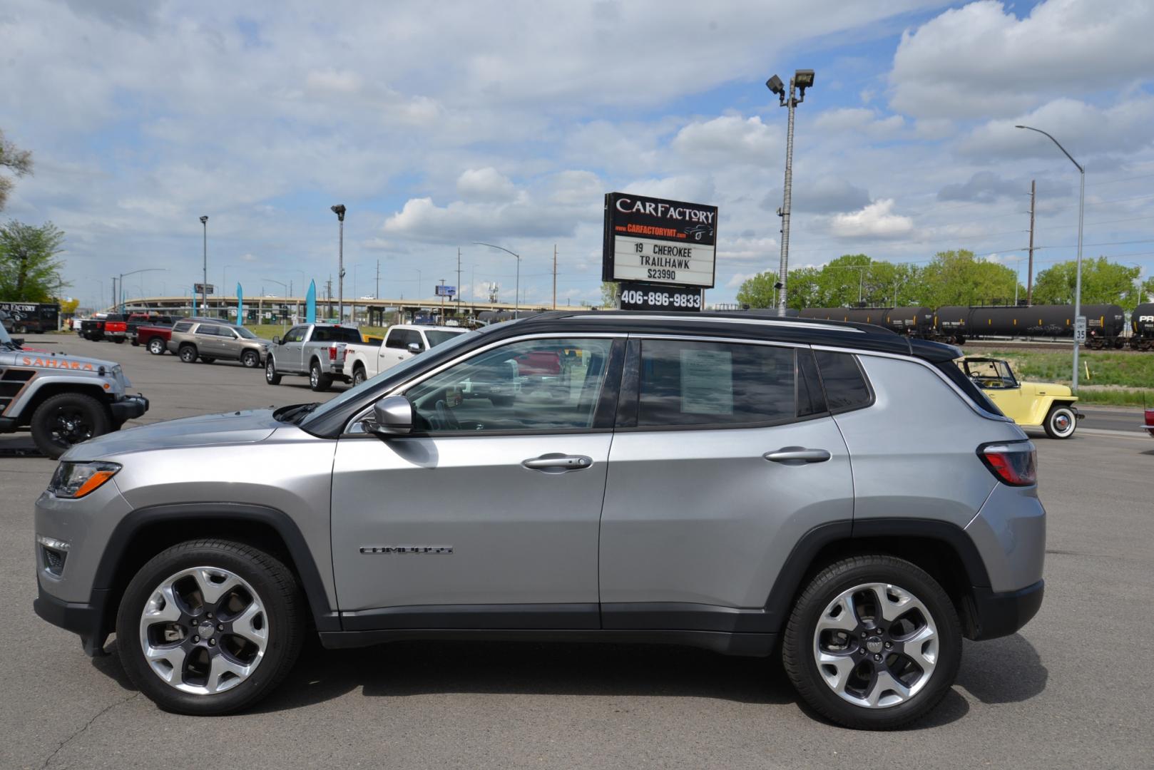 2021 Billet Silver /Gray Jeep Compass Limited (3C4NJDCB1MT) with an 2.4 I4 engine, 9 speed automatic transmission, located at 4562 State Avenue, Billings, MT, 59101, (406) 896-9833, 45.769516, -108.526772 - 2021 Jeep Compass Limited 4WD - One owner! 2.4L L4 DOHC 16V Engine - 9 speed automatic transmission - 4WD - 50,690 miles - One owner! Limited package - air conditioning with dual zone climate control - tilt and telescoping steering wheel - adaptive cruise control - touchscreen bluetooth audio - Photo#2